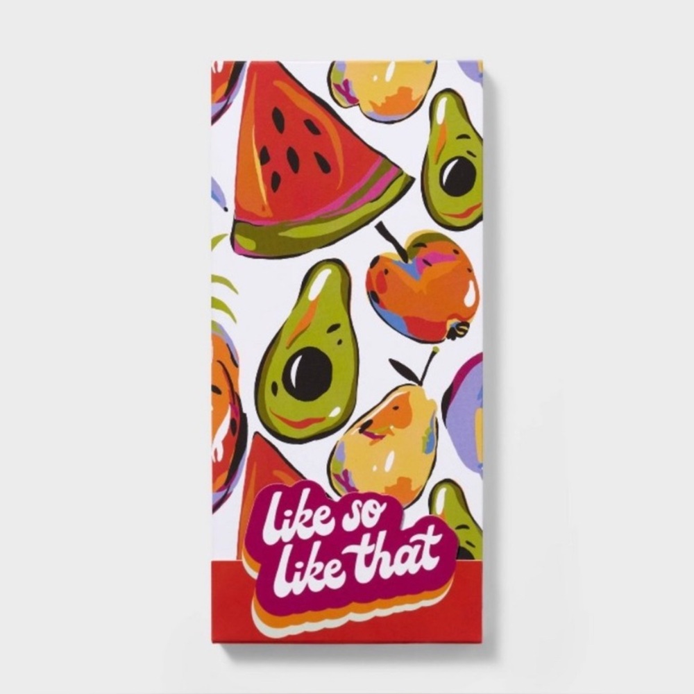Tabitha Brown Fruit Print Notepad – “Like So Like That” Flip Pad